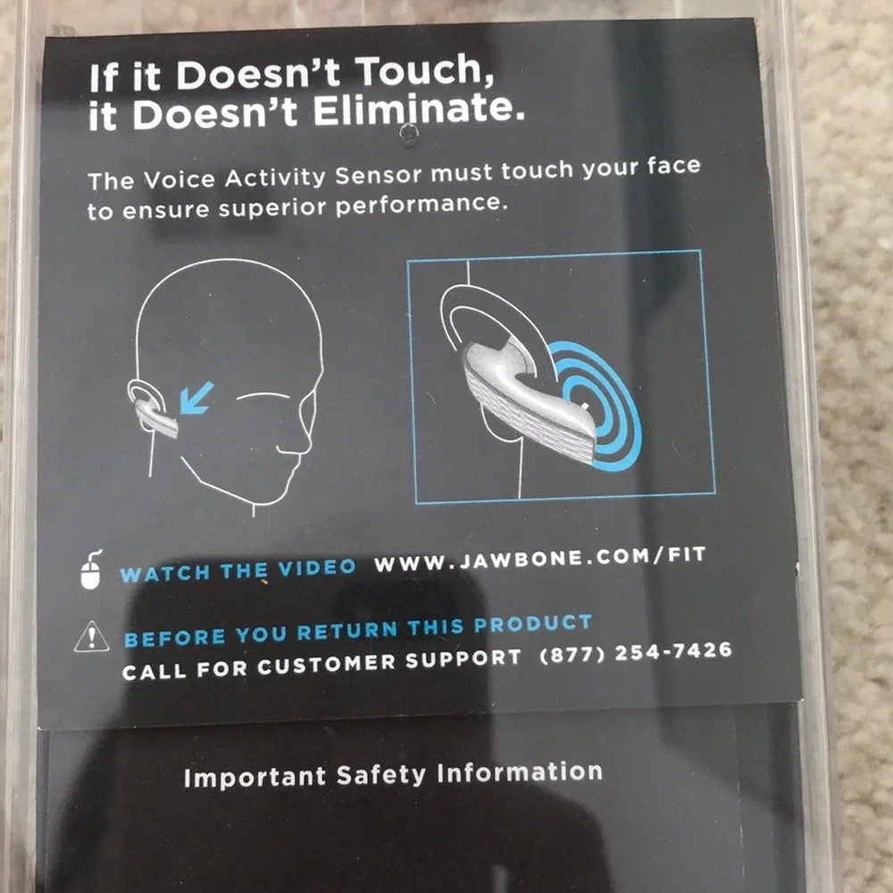 Original Aliph Jawbone Bluetooth Headset